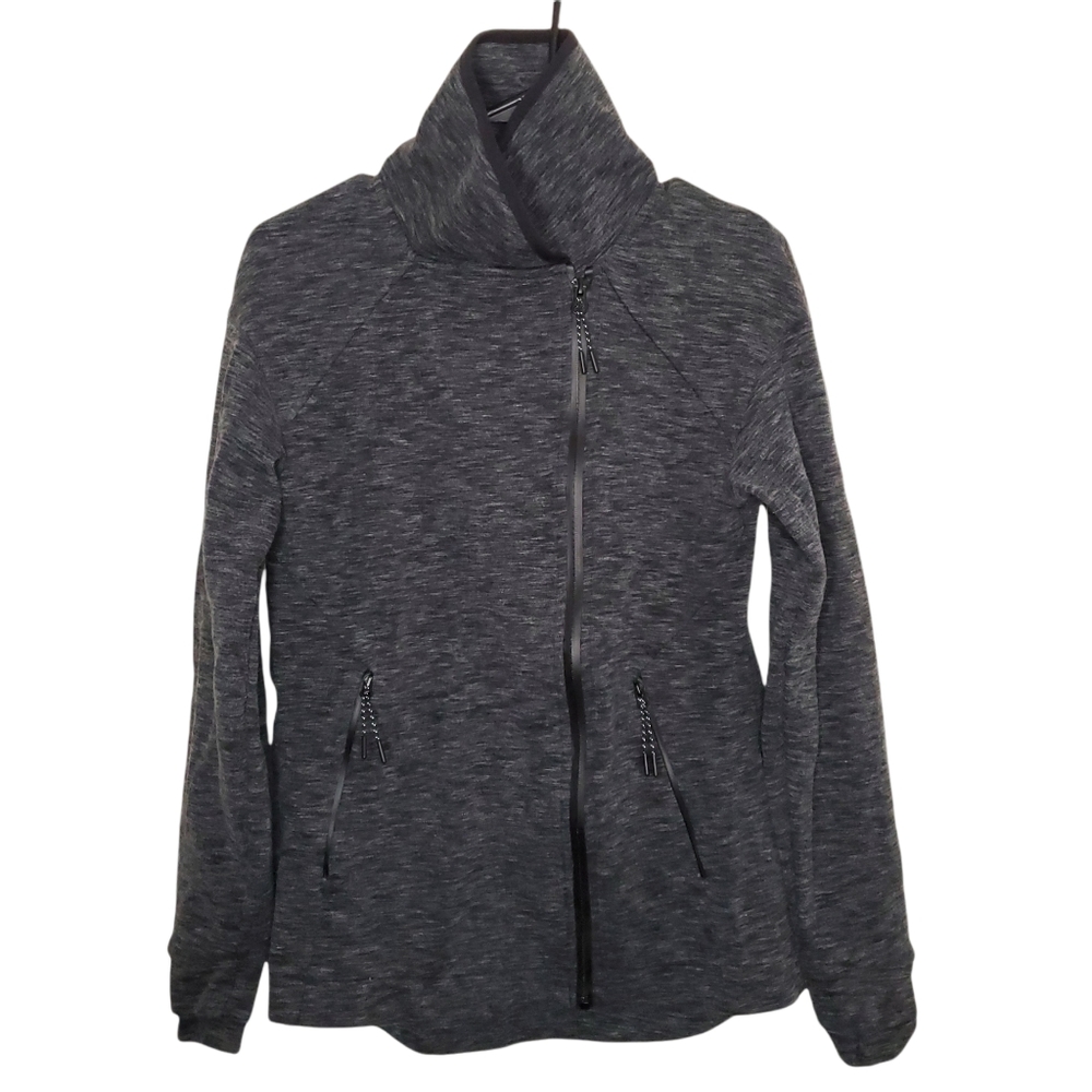 Champion asymmetrical collared full zip jacket